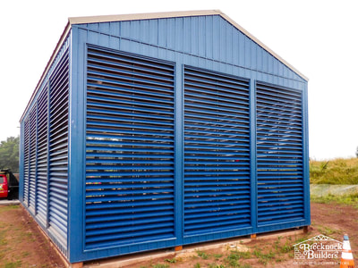 Storage facility built by Brecknock Builders