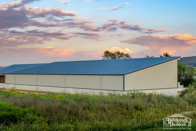 Open-front ag storage building