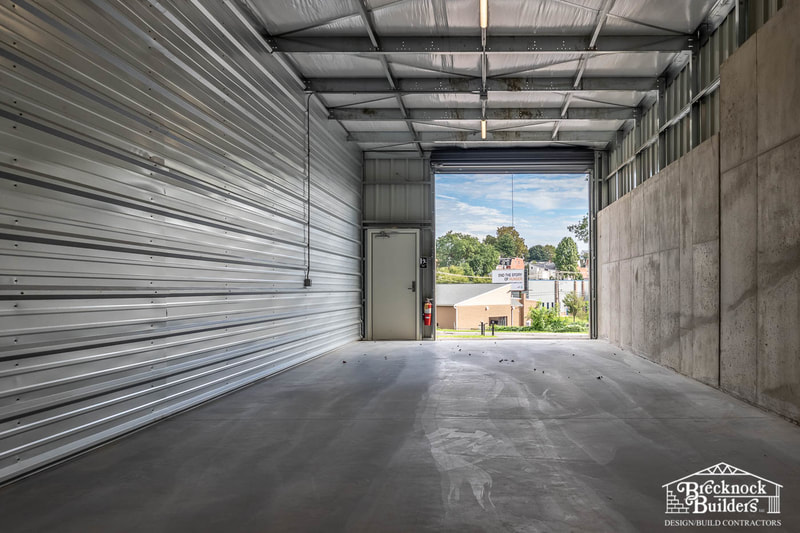 Inside RV Storage at Lancaster County Mini Storage Facility built by Brecknock Builders